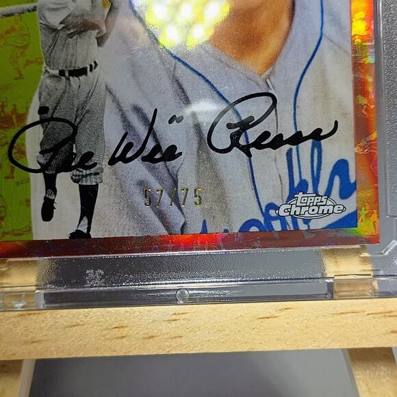 Freddy Tarnok RC #137 Rose Gold Rainbow Refractor 2023 Topps Chrome SP 57/75 - Picture 10 of 12